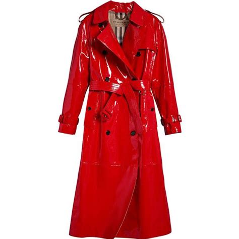 roter burberry mantel|burberry coats for women.